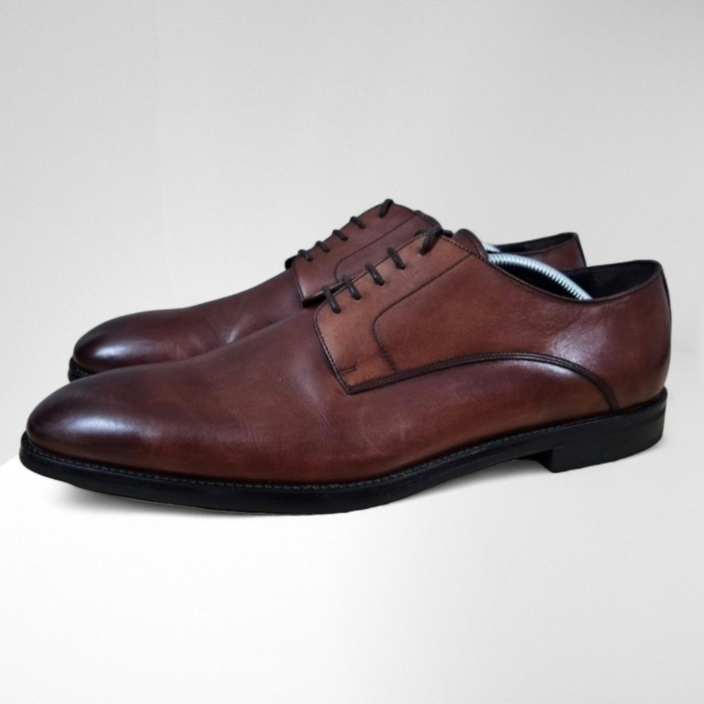 To Boot New York Oxfords Amedeo Mens Dress Shoes Italian Brown Leather Size 11